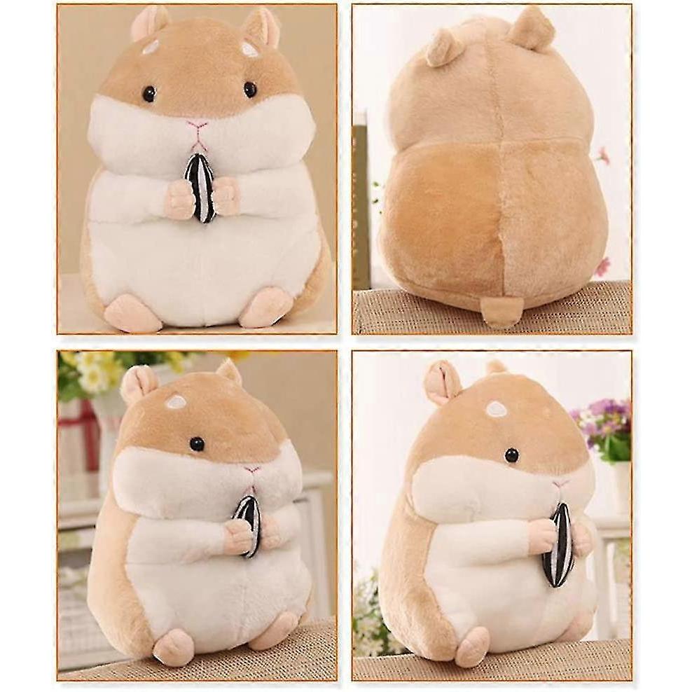 2026 Plush Hamster Toy Cute Stuffed Animal Toy Plush Doll for Kids Adults Birthday, Valentine,, Brown 23cm