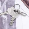 25/50/100/200Pcs Swivel Lobster Clasp Stainless Steel Key Ring Clasp Portable Dring Snap Buckle Jewelry DIY Crafts Lanyard Chain