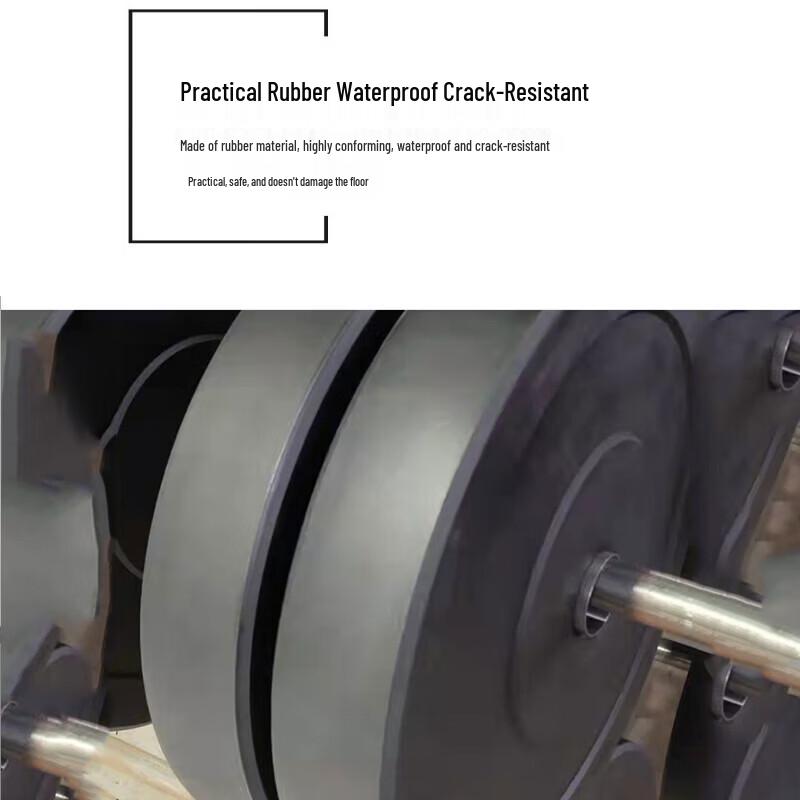 Yisunda Rubber Coated Hand-grip Barbell Weight Plates