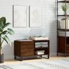 VidaXL Record Cabinet Brown Oak 85x38x48 Cm Engineered Wood 831715