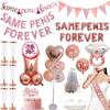 "Same Penis Forever" Bachelor Party Balloons & Veil Decoration Set