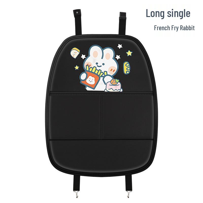 Upgraded Car Kick Mat & Back Seat Organizer for Child Seats