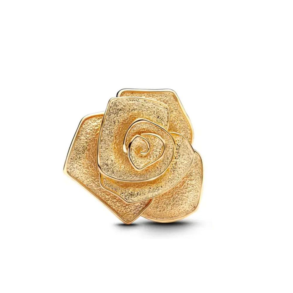 New Copper Gold Plating Rose Love Boy Charms Heart Piercing Bow Tie Beads Fit Original Bracelet Diy Gift Women