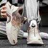 Daddy shoes men's rotating button teen sneakers men's spring new thick-soled heightening shoes sneakers