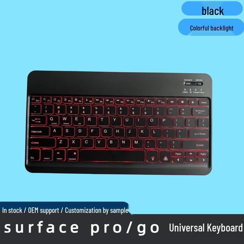 Магнитная цветная клавиатура с подсветкой Pro8 для планшетов Microsoft Surface Pro 9/10/11X