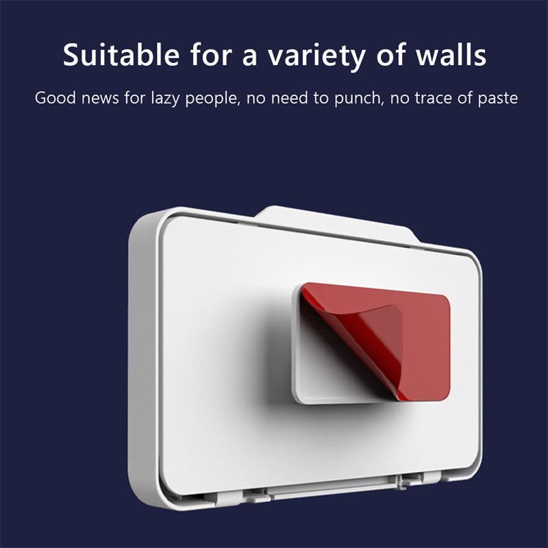 Kitchen Toilet Mobile Phone Holder Waterproof Touchable Case Wall Mounted Bath Bathroom Phone
