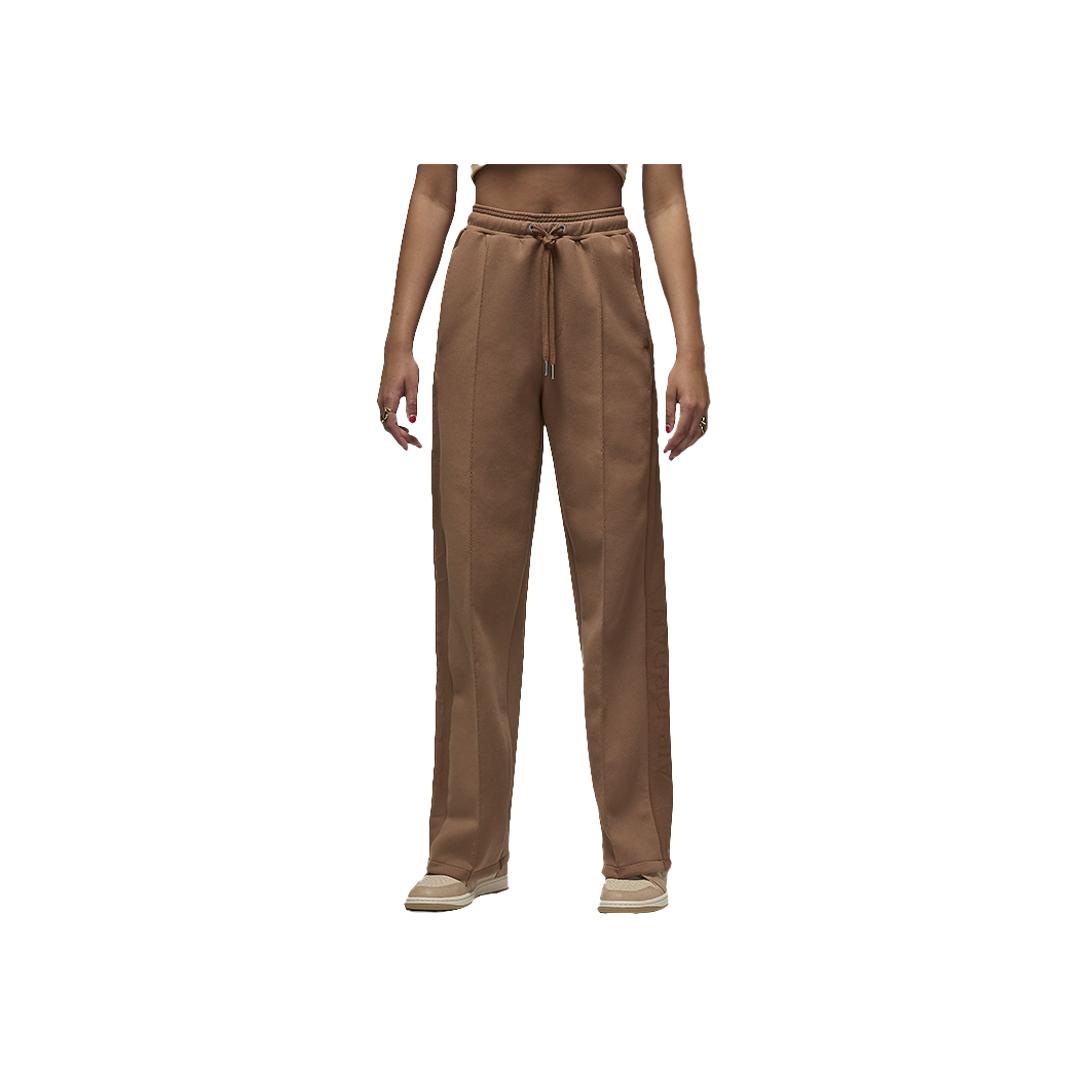Jordan Air Soft Brand Logo Jacquard Tape Knitted Sports Pants Men pants Brown FZ2134-223 L