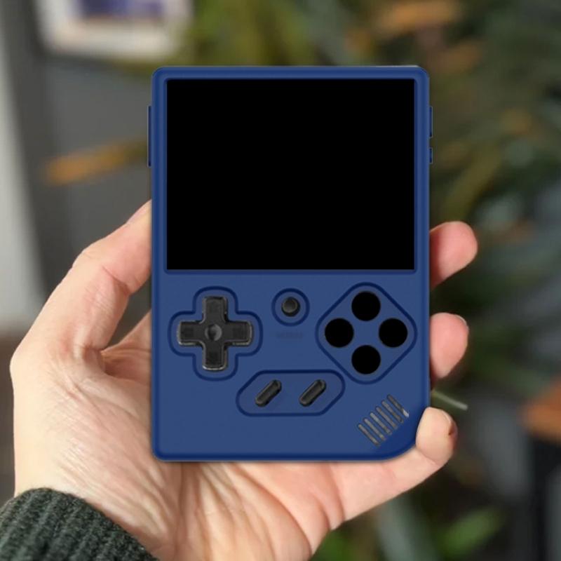 Console Case Silicone Cover Waterproof Soft Case Flexible Skin with Lanyard for RG35XX Plus Gamepad Protector Housing