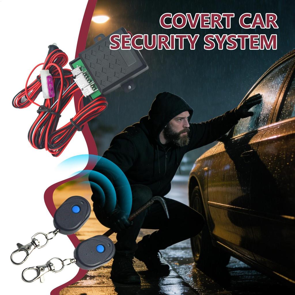 Anti-Hijacking Intelligent Circuit Cut Off Kit Car Remote Control 12V Keyless Access System Auto Unlock Immobilizer Device