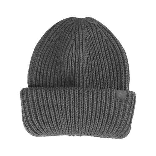 

4F Mens Ribbed Winter Beanie L