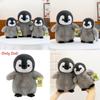 Cute Cartoon Gray Penguin Plush Doll Children Toy For Girls