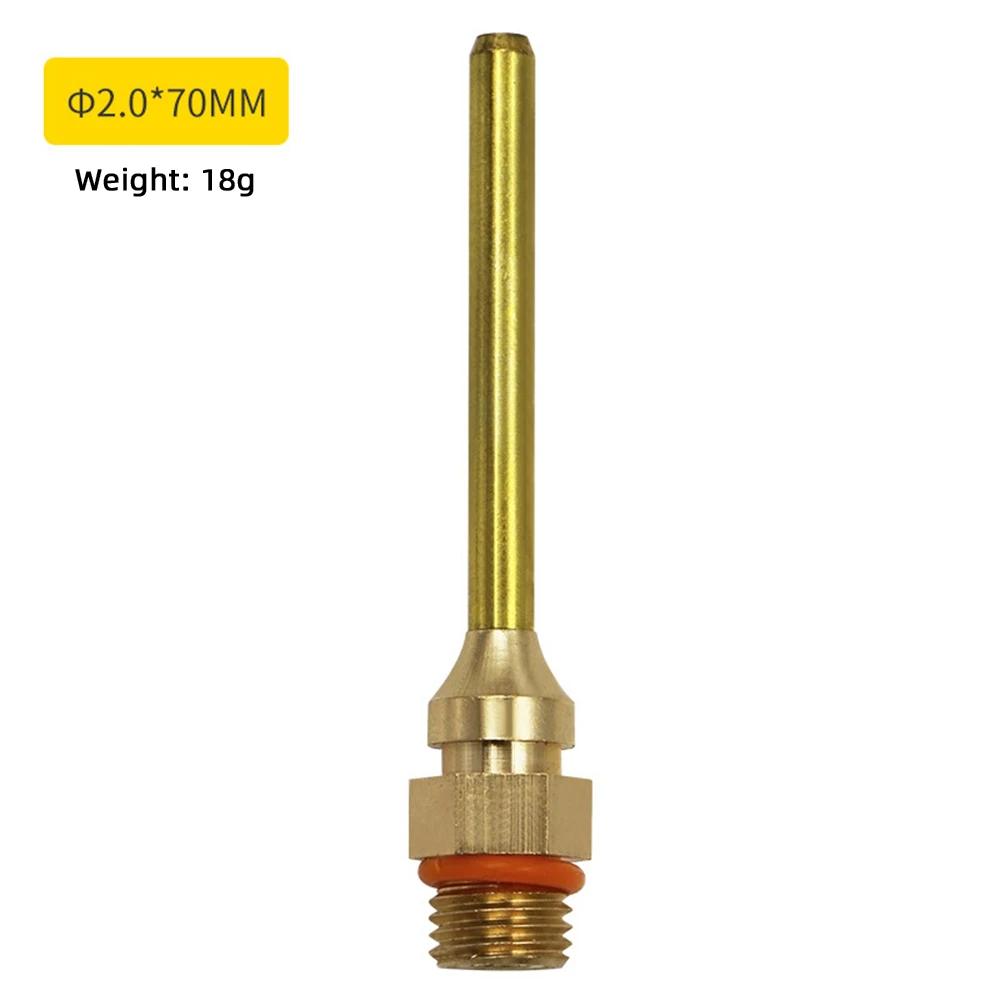 Hot Melt Glue Gun Copper Nozzle Lengthened Glue Gun Nozzle Replace Accessories 2.0x70mm 3.0x50mm 2.0x50mm