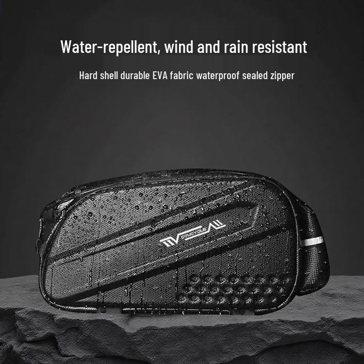 Waterproof Hard Shell Bicycle Rear Bag - Seat Bag & Storage Box Pannier for Mountain Bikes
