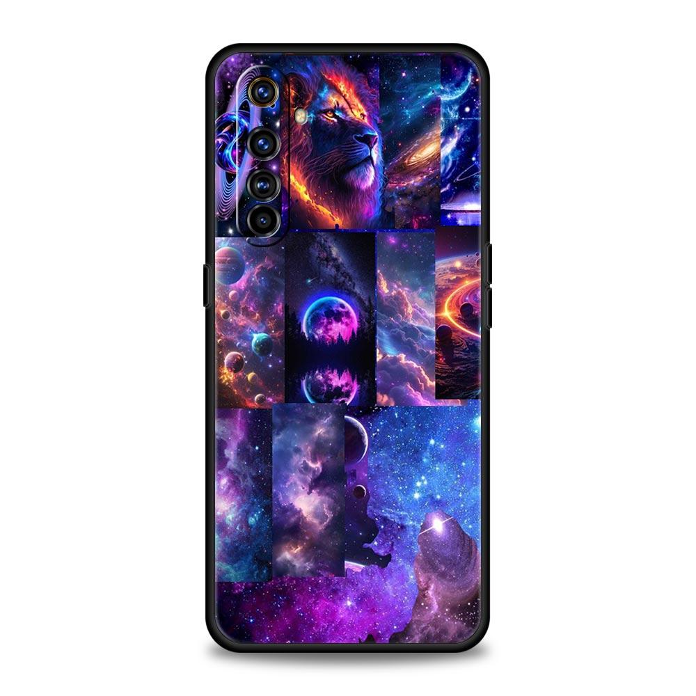 Universe Starry Sky Moon Soft TPU For Realme 13 12 11 10 9 Pro Plus GT3 GT2 C21 C25 C35 C53 C55 C67 Pro 5G Phone Case Cover Bags