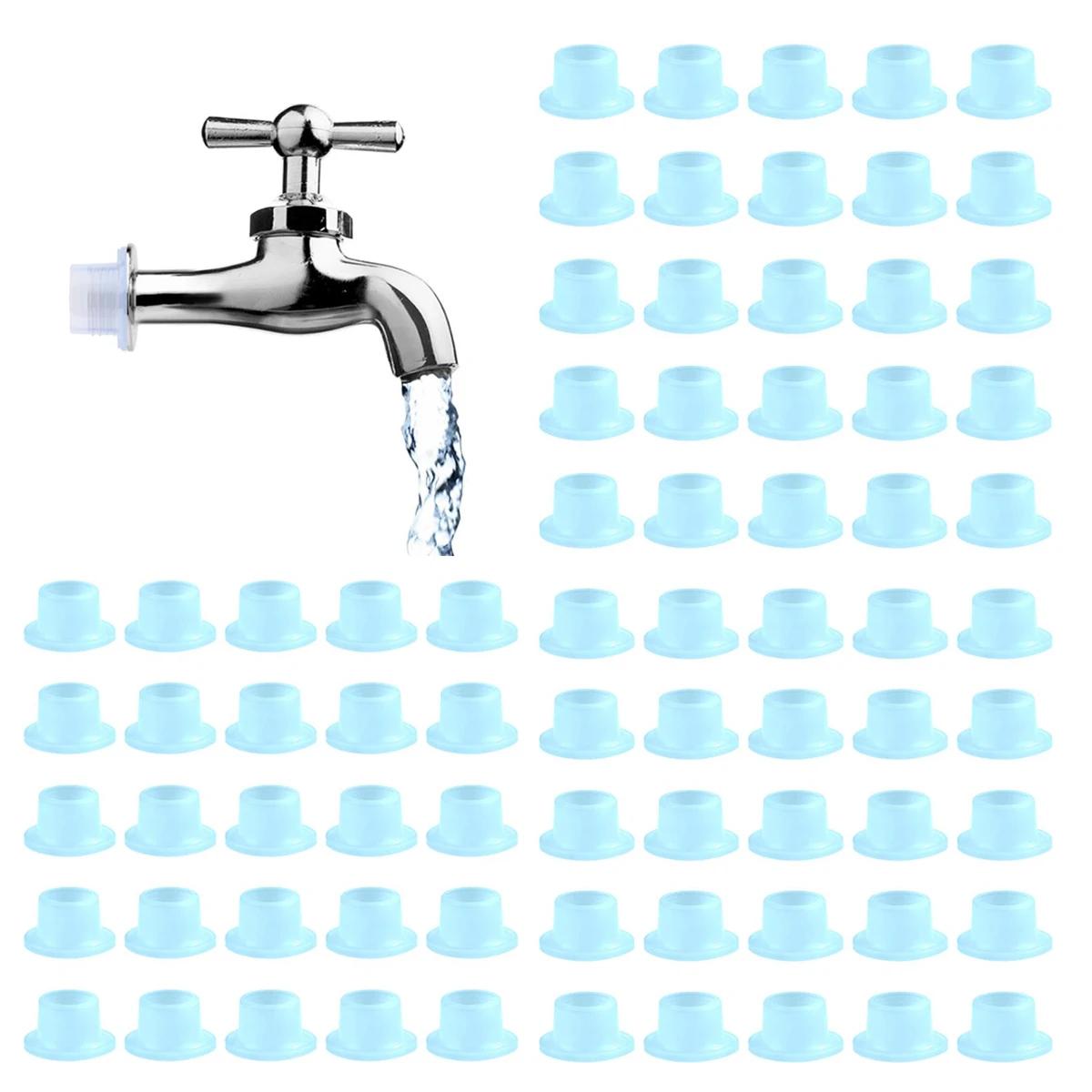 

10-100pcs Faucet Leak-proof Sealing Gasket Washer Silicone Belt Triangle Valve Rubber Pipe Hose Prevent Dripping Leakage Plug 10pcs синий