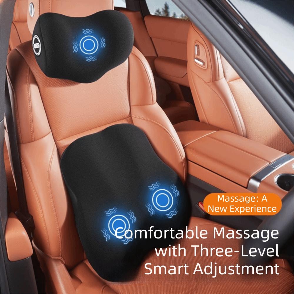 Electric Vibration Car Seat Massage Cushion Ergonomic Car Seat Back Waist Cushion Office Chair