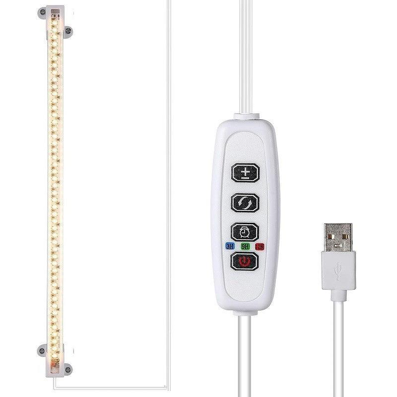 LED full spectrum plant growth light 5V USB timing intelligent dimming sunlight full spectrum flower stand plant light strip
