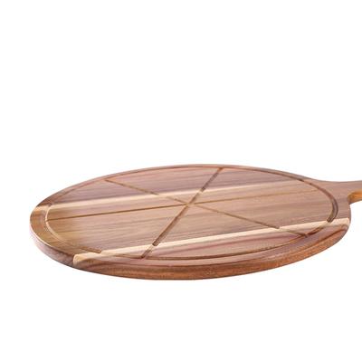 Pizza Board with Handle for Kitchen Paddle Dessert Serving Dish Peel Wood Cutting