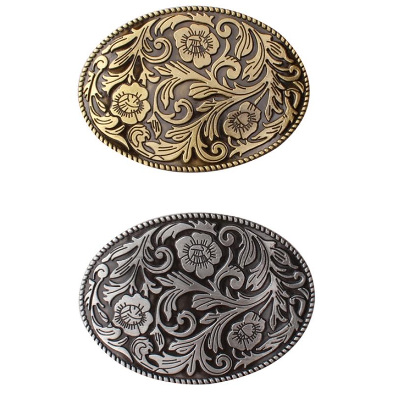Fashion Women Belt Retro Floral Pattern Flower Design Arabesque Pattern Golden Floral Popular Element Girdle Women Gift