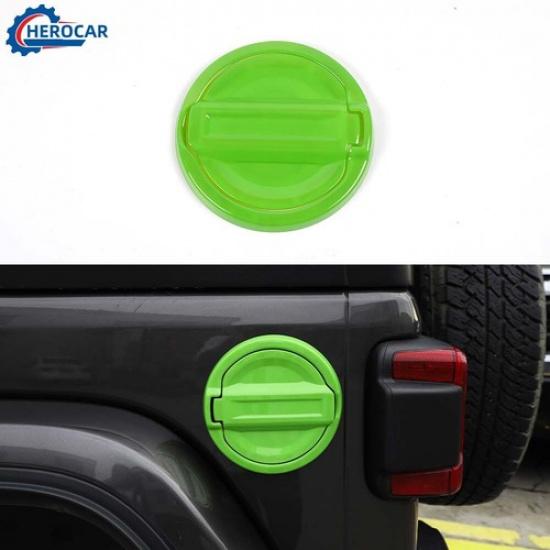 Filler Door Fuel Tank Lid Gas Cap Cover Trim Accessories for 18+Jeep Wrangler JL