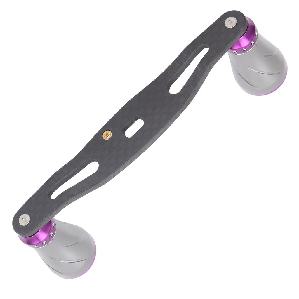 95MM Spinning Reel Rocking Handle Grip Left Right Fishing Wheel Knob ReplacementGun Purple