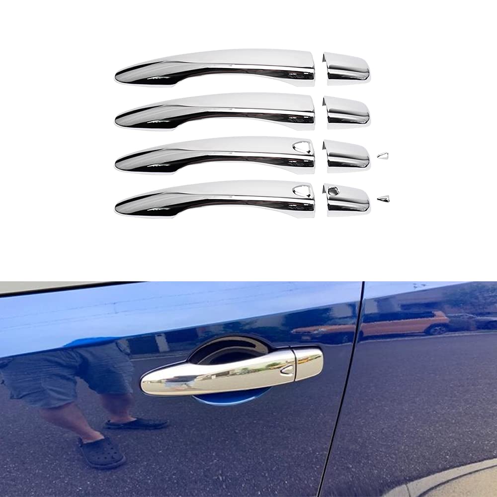 Catland Door Handle Covers for Nissan Note E13 Custom Exterior Door Door Interior ABS Plated Set of 4 (New Model) - Parts, Handles, Knobs, Garnishes,