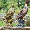 Garden Resin Eagle Statue, Outdoor Standing Eagle Sculpture, Yard Lawn Eagle Ornament, Housewarming Gift for Friends Family