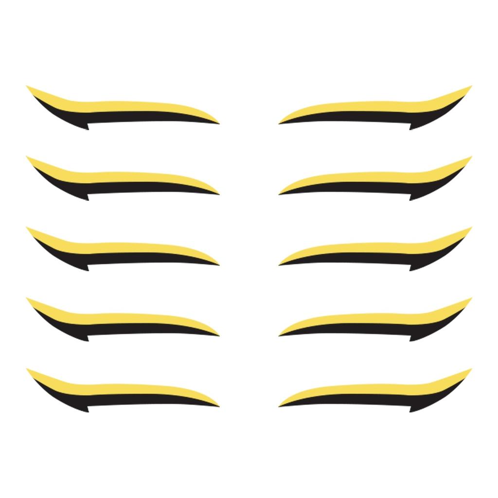 5 Pairs Reusable Eyelid Stickers Instant Outline Winged Lid Cosmetic Easy
