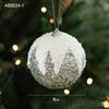 8CM Creative Foam Christmas Tree Ball Pendant Decoration