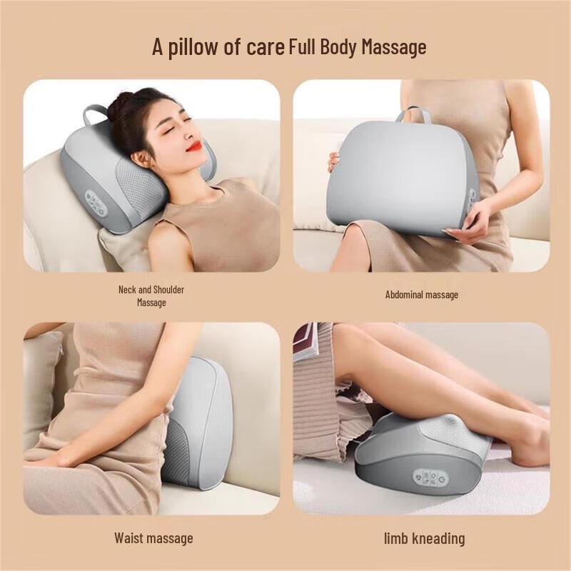CHIGO ZG-LMT249 Rechargeable Neck and Shoulder Massager Pillow CN plug (adapter included)