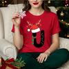 Family Matching Shirts Merry Christmas Outfits Party T-shirts Couple Outfits Children Clothing Matching Shirt Set Family Tee Top