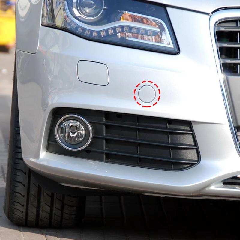 Front Bumper Tow Hook Cover Fit for  A4 B8 Black Durable ABS Exact Match Car Exterior Maintenance Accessory