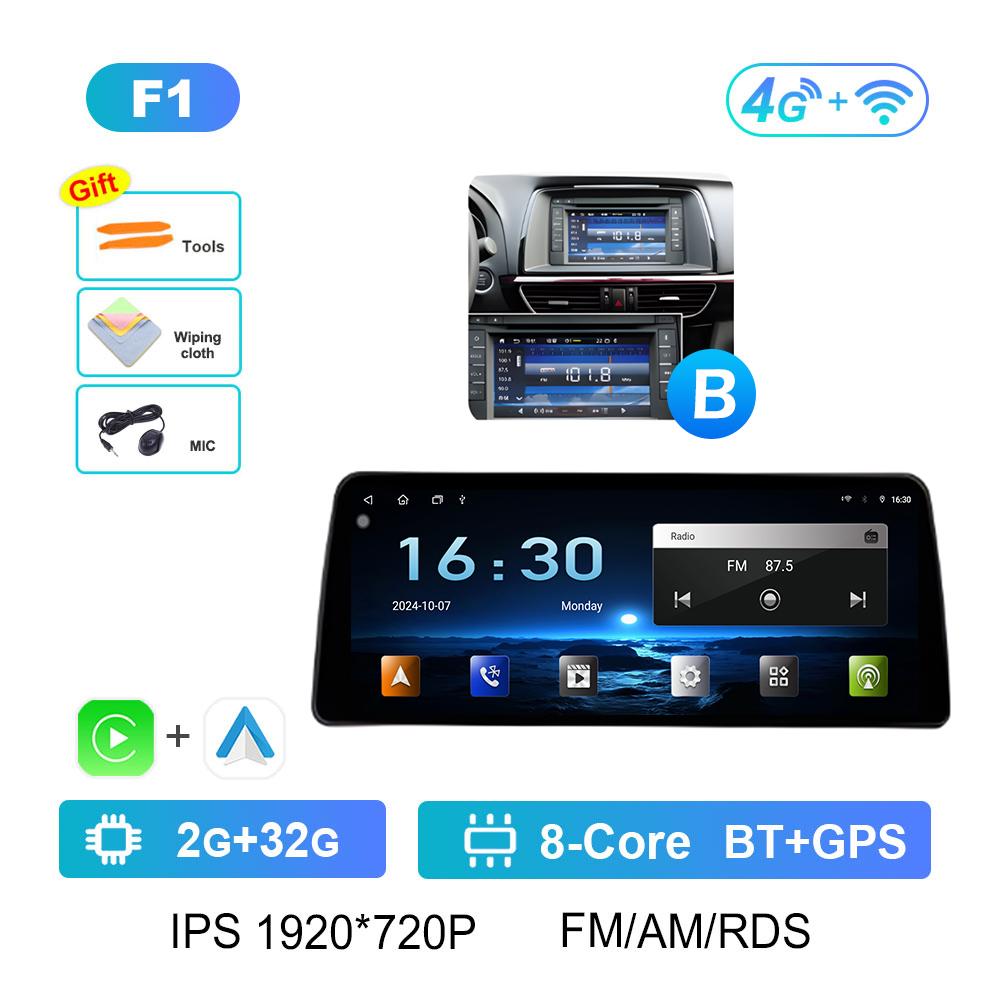 for Mazda ATENZA 2014 2015 - 2016 Car Multimedia Video Radio Player Wireless Carplay GPS Navigation Accessories Cooling fan WIFI