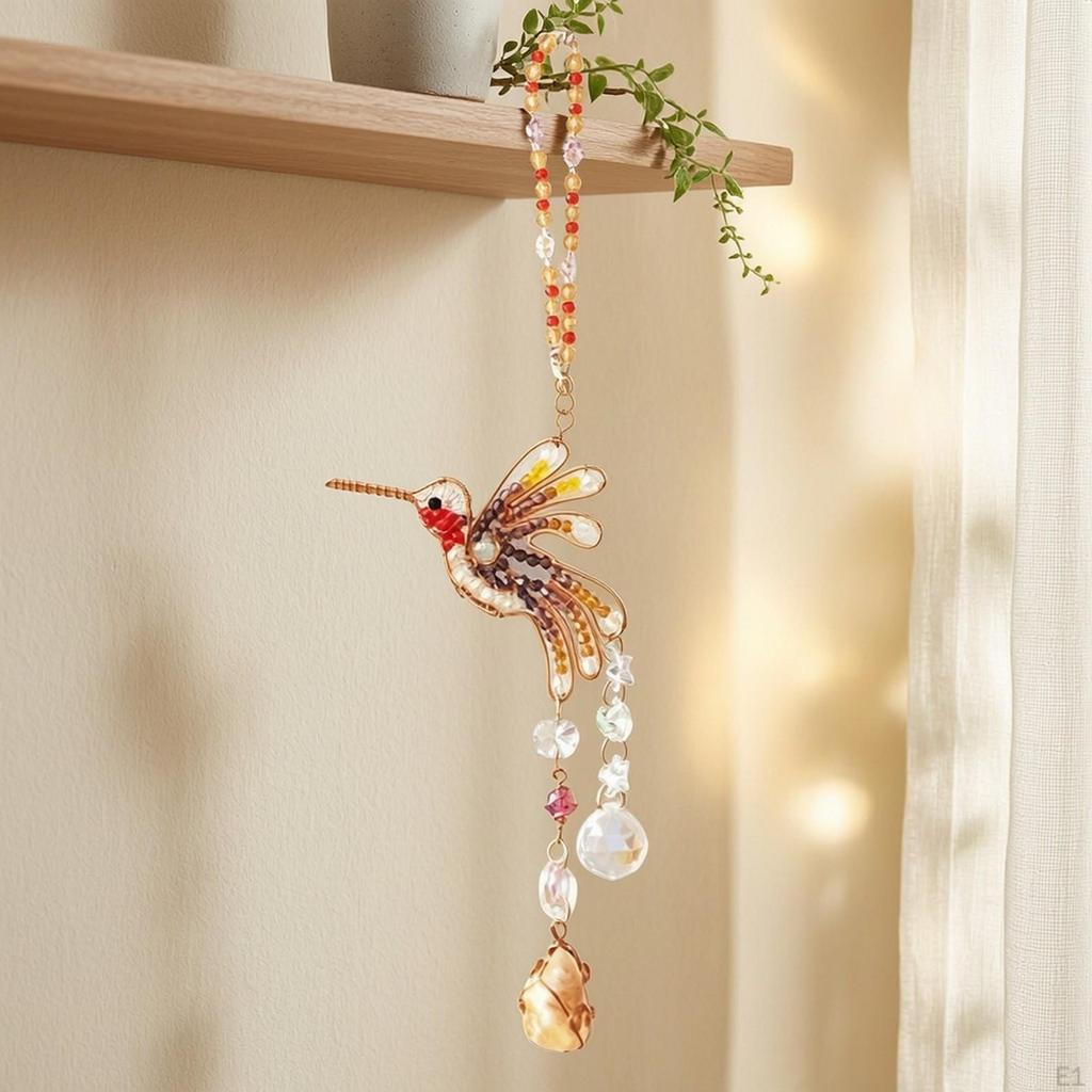 Bird Sun Catcher Sparkling Decoration Lightweight for Patio