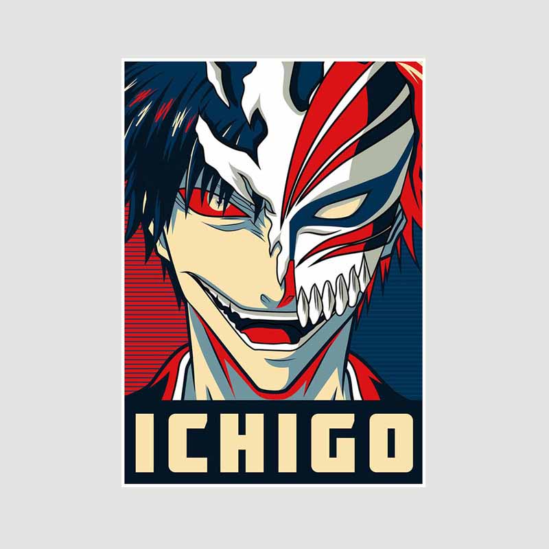 Japanese Anime Bleach Poster Decor Retro White Paper Posters and Prints Wall Art Painting Bedroom Bar Cafe Decoration Mural Fans Collection Gifts