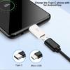 ABS   USB to TypeC Transfer Adapter Convert Plug and Play Connector Fast Charging(White(  Sign) )
