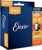 Eli Xir Electric Guitar Strings 3 Set Promotion Pack NANO WEB Light Set of .010-.046#16542 (12052 3) []
