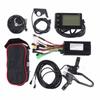 Electric Bicycle Conversion Kit 26A 3 Mode Controller S866 Panel Thumb Throttle and Brake Handle for 500W To 750W Motor
