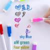 Set of 8 Colorful Erasable Whiteboard Markers with Magnetic Eraser, Water-Based, Small Size Ideal for Doodling
