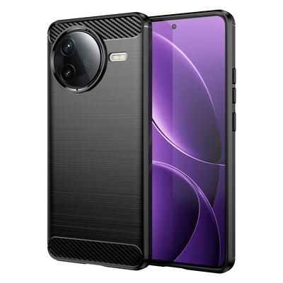 For Xiaomi Redmi K80 5G/Xiaomi Poco F7 Pro 5G Case with Tempered Glass WANLONFENG LS Series Brushed Texture TPU Phone Cover