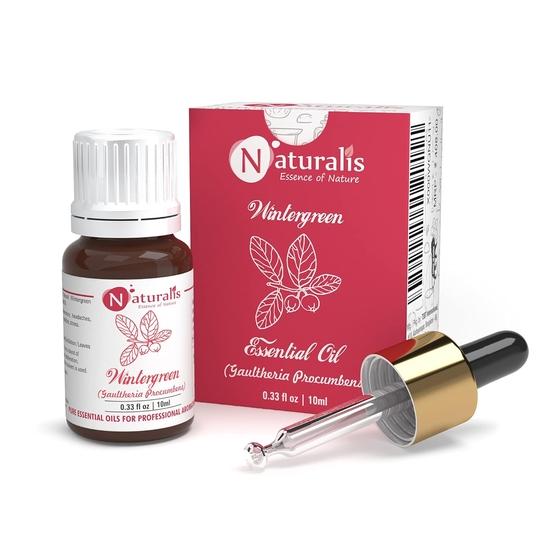 Naturalis Essence of Nature Gaultheria Essential Oil , 100% Undiluted Pure and Natural Therapeutic grade for Pain Relief - 10ml 10ML