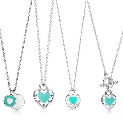 925 Sterling Zilveren Ketting Origineel Merk Mode Bedel Sieraden Festival Verjaardag Koppel Cadeau Ketting