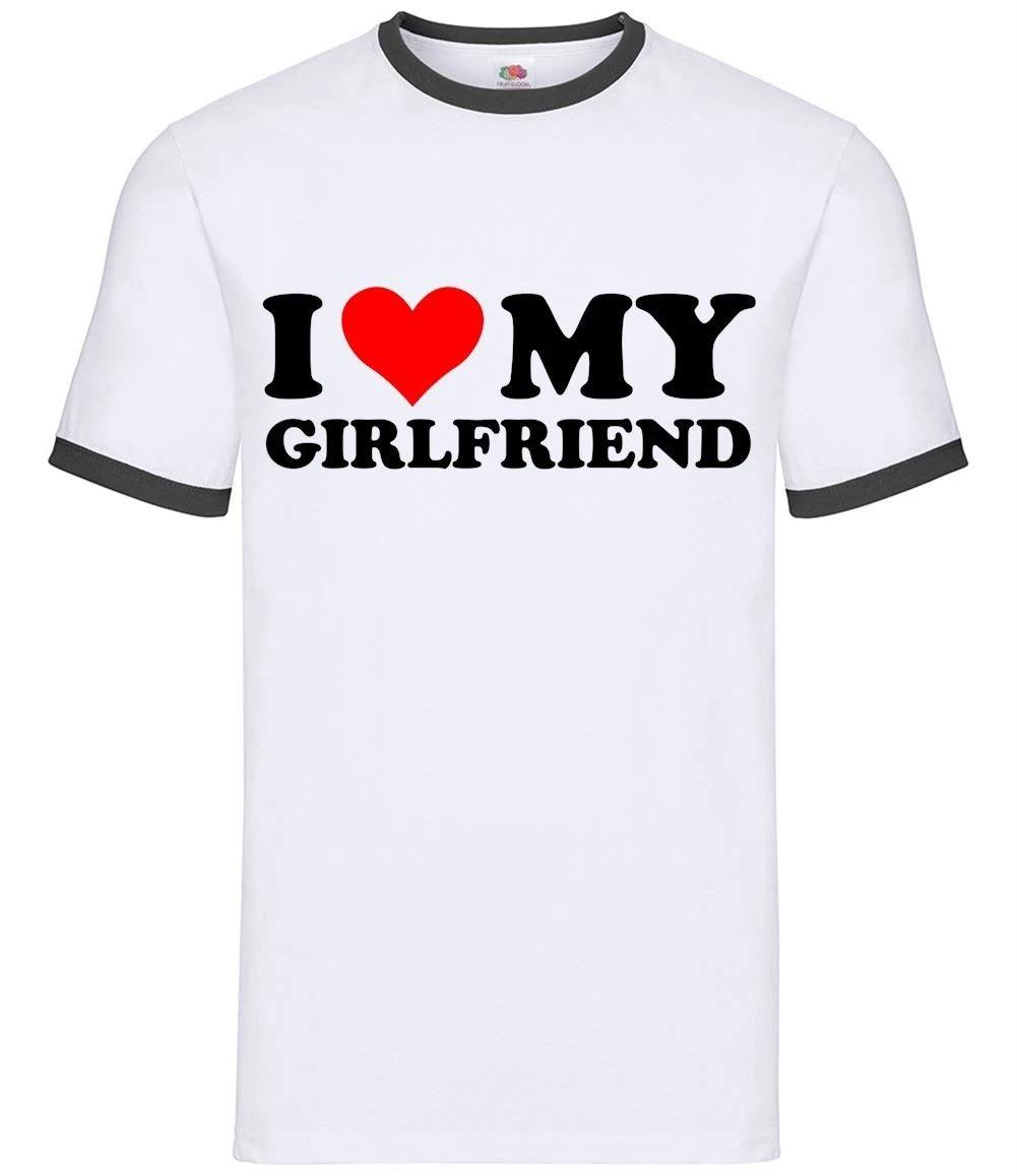 I Love My Girlfriend - Mens Ringer - Galentine GF Valentine love Lover XXXXL