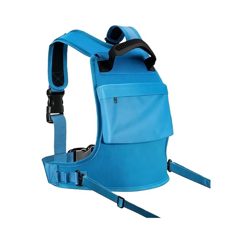 Integrated 15L Backpack Design Ski Training Harness Belt For Kids With Adjustable Straps And Easy Clip System