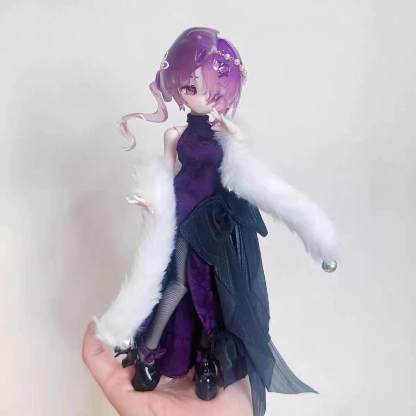 Come4Free Minty V3 Lucky Little Sign Spirit Series  Cute Doll Movable 1/8 Bjd Action Figurine e Christmas Present