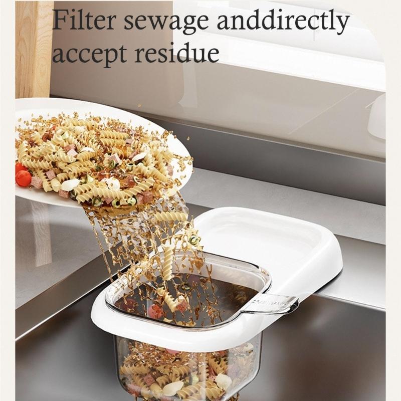 Sink Drain Colander for Kitchen, Bathroom Sink Strainer Thickened Mesh Sink Mount Mount Dripping Drain Soap Holder