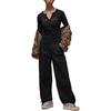 Jordan Letter Comfortable Casual Slim Fit Long Sleeve T-Shirt Women Tops Black FV7189010