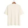Women's 100% T-Shirt, Cute Sleeping Koala Sketch Print Crew Neck Short Sleeve Tee, Casual Trendy Summer Top, Breathable