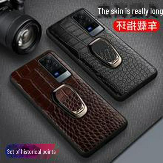 Drachenkopf-Hülle aus echtem Leder für Apple iPhone 14, 13 Pro, 12 Pro Max und 11