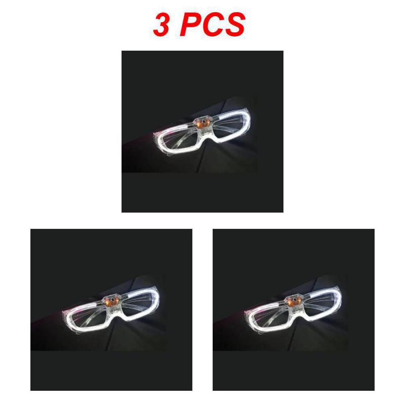 Glow In the Dark LED Eyeglasses Neon Colors Blinds Lampshade Glasses Christmas Birthday Neon Party Mardi Gras Props